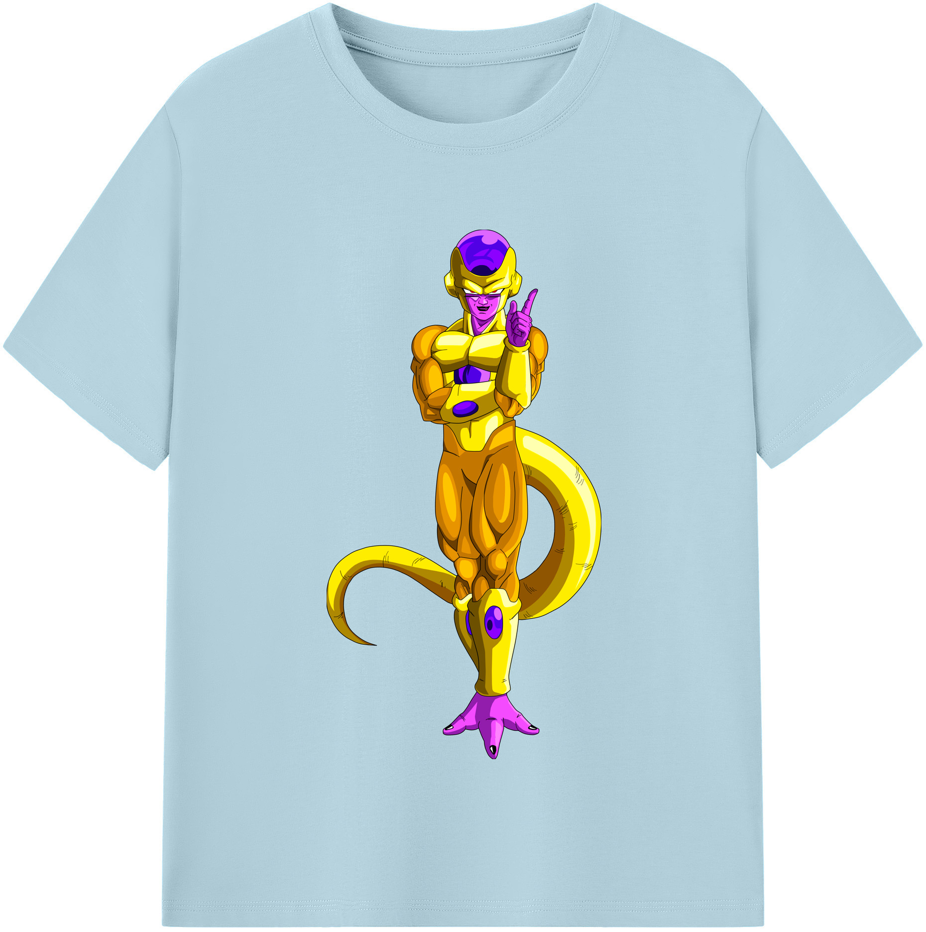（画像用） ドラゴンボール フリーザ DRAGON BALL Frieza 綿100％半袖Tシャツ（フロントプリント）